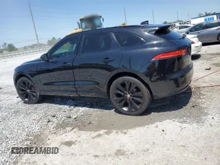 2017 Jaguar F-Pace S z VIN SADCM2BV6HA092232, wystawiony jako Copart lot #52456845 z przebiegiem 107 075 mil mil oraz Szkoda całkowita • Salvage title. Historia ofert i sprzedaży dostępna na DreamBid. Obrazek 2.