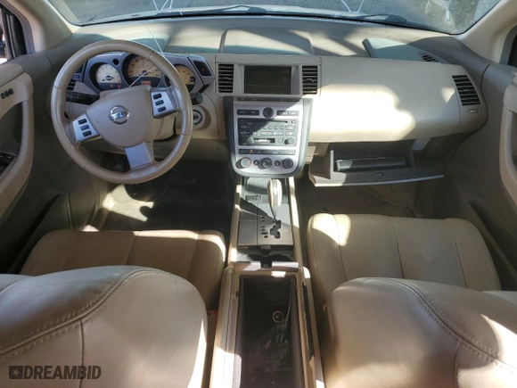 2004 Nissan Murano SL with VIN JN8AZ08T74W205184, listed as a Copart auction lot 75888294 with 143,393 mi miles and Salvage Title. Bid and sale history available at carsss.com. Image 8.