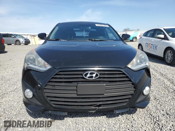 2015 Hyundai Veloster Turbo with VIN KMHTC6AE7FU221433, listed as a Copart auction lot 51491405 with 108,801 mi miles and Salvage Title. Bid and sale history available at carsss.com. Image 5.