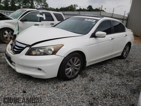 2011 Honda Accord EX-L with VIN 1HGCP3F85BA027829, listed as a Copart auction lot 58510595 with 270,747 mi miles and Salvage title. Bid and sale history available at DreamBid. Image 1.