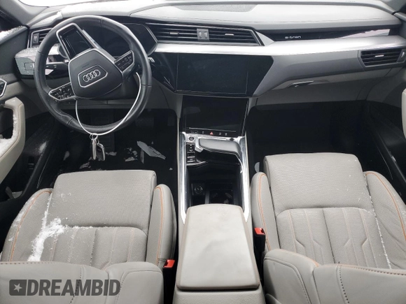 2022 Audi e-tron Prestige with VIN WA1VAAGE5NB039506, listed as a Copart auction lot 83216424 with Not provided miles and Salvage title. Bid and sale history available at DreamBid. Image 8.