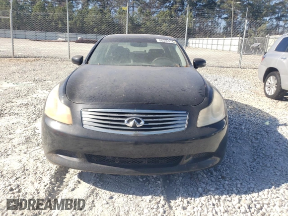 2008 Infiniti G35 with VIN JNKBV61E78M208502, listed as a Copart auction lot 86356974 with Not Provided miles and Clean Title. Bid and sale history available at DreamBid. Image 5.