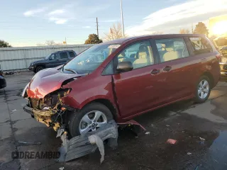 2018 Toyota Sienna L with VIN 5TDZZ3DC3JS918505, listed as a Copart auction lot 81588254 with 119,091 mi miles and Salvage Title. Bid and sale history available at DreamBid. Image 1.