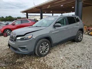 2021 Jeep Cherokee Latitude Lux with VIN 1C4PJLMNXMD116372, listed as a Copart auction lot 61289225 with 60,757 mi miles and Salvage title. Bid and sale history available at DreamBid. Image 1.