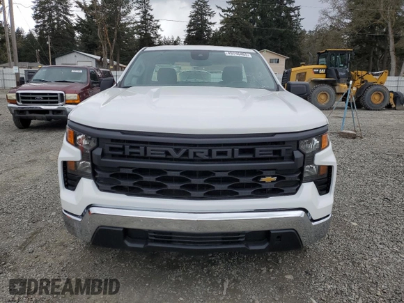2023 Chevrolet Silverado 1500 Work Truck with VIN 3GCNAAED9PG332707, listed as a Copart auction lot 49746465 with 7,017 mi miles and Clean Title. Bid and sale history available at carsss.com. Image 5.