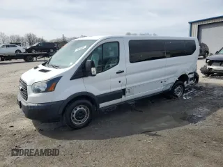 2017 Ford Transit XL with VIN 1FBZX2YM0HKA39147, listed as a Copart auction lot 49608205 with 196,524 mi miles and Salvage Title. Bid and sale history available at DreamBid. Image 1.