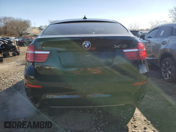 2014 BMW X6 xDrive35i with VIN 5UXFG2C59E0C44070, listed as a Copart auction lot 41997365 with 72,998 mi miles and Salvage Title. Bid and sale history available at carsss.com. Image 6.
