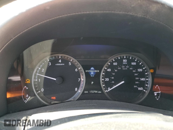 2013 Lexus GS 350 with VIN JTHCE1BL1D5014668, listed as a Copart auction lot 61582715 with 172,794 mi miles and Salvage title. Bid and sale history available at DreamBid. Image 9.