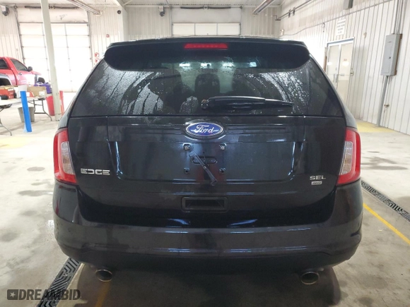 2012 Ford Edge SEL with VIN 2FMDK4JC7CBA73344, listed as a Copart auction lot 49682065 with 92,529 mi miles and Salvage Title. Bid and sale history available at carsss.com. Image 6.
