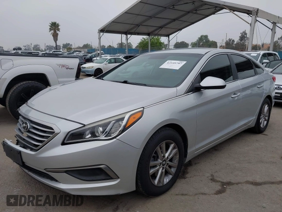 2016 Hyundai Sonata SE with VIN 5NPE24AF4GH376207, listed as a IAAI auction lot 42140797 with 133,138 mi miles and . Bid and sale history available at DreamBid. Image 18.