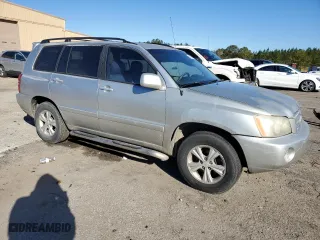 2001 Toyota Highlander with VIN JTEGF21A210019713, listed as a Copart auction lot 46082695 with 222,649 mi miles and Salvage Title. Bid and sale history available at carsss.com. Image 4.