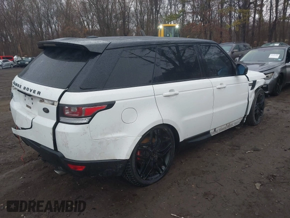 2017 Land Rover Range Rover Sport z VIN SALWR2FE9HA132445, wystawiony jako IAAI lot #41638642 z przebiegiem 104 667 mil mil oraz . Historia ofert i sprzedaży dostępna na DreamBid. Obrazek 4.