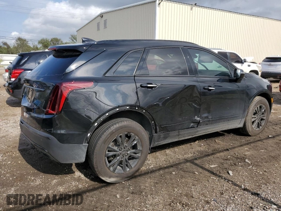 2023 Cadillac XT5 AWD Premium Luxury with VIN 1GYKNDR44PZ132363, listed as a Copart auction lot 78950724 with 12,462 mi miles and Salvage Title. Bid and sale history available at DreamBid. Image 3.