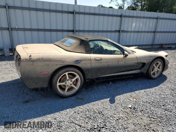 2002 Chevrolet Corvette with VIN 1G1YY32G025117759, listed as a Copart auction lot 74715264 with 0 mi miles and Salvage Title. Bid and sale history available at carsss.com. Image 3.