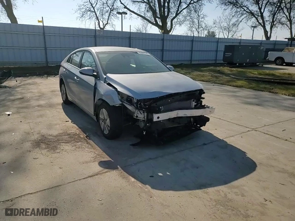 2022 Hyundai Ioniq Hybrid Blue with VIN KMHC65LC8NU281734, listed as a Copart auction lot 42802745 with 40,832 mi miles and Salvage Title. Bid and sale history available at carsss.com. Image 11.