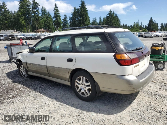 2003 Subaru Legacy Outback with VIN 4S3BH675737609362, listed as a Copart auction lot 60042525 with 211,461 mi miles and Salvage title. Bid and sale history available at DreamBid. Image 2.
