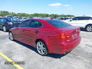 2007 Lexus IS 250 with VIN JTHBK262675042319, listed as a IAAI auction lot 42033877 with 237,283 mi miles and . Bid and sale history available at DreamBid. Image 3.