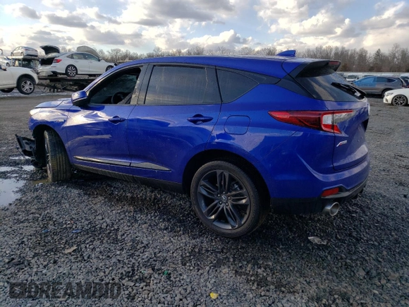 2022 Acura RDX w/A-Spec Package with VIN 5J8TC2H65NL015304, listed as a Copart auction lot 42977145 with Not Provided miles and Salvage Title. Bid and sale history available at carsss.com. Image 2.