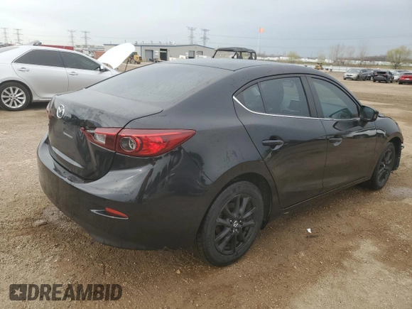 2016 Mazda 3 i Sport with VIN JM1BM1U74G1327774, listed as a Copart auction lot 54061905 with 98,187 mi miles and Salvage Title. Bid and sale history available at DreamBid. Image 3.