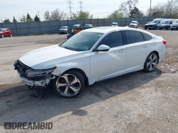 2019 Honda Accord Touring with VIN 1HGCV2F98KA010158, listed as a IAAI auction lot 41914888 with 46,960 mi miles and . Bid and sale history available at DreamBid. Image 17.