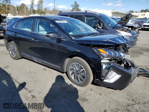 2021 Hyundai Ioniq Limited with VIN KMHC85LJ8MU082092, listed as a Copart auction lot 44924404 with 46,913 mi miles and . Bid and sale history available at DreamBid. Image 4.