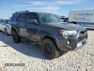 2019 Toyota 4Runner SR5 with VIN JTEBU5JR7K5697448, listed as a Copart auction lot 46839485 with 145,658 mi miles and Salvage title. Bid and sale history available at DreamBid. Image 4.