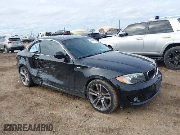 2013 BMW 1 Series 128i with VIN WBAUP7C52DVP24985, listed as a IAAI auction lot 41368682 with 107,294 mi miles and . Bid and sale history available at carsss.com. Image 13.
