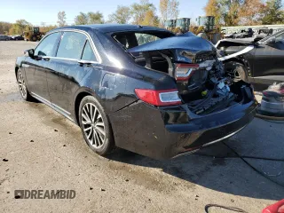 2017 Lincoln Continental Select with VIN 1LN6L9SK1H5637526, listed as a Copart auction lot 76267804 with 58,354 mi miles and Salvage Title. Bid and sale history available at carsss.com. Image 2.