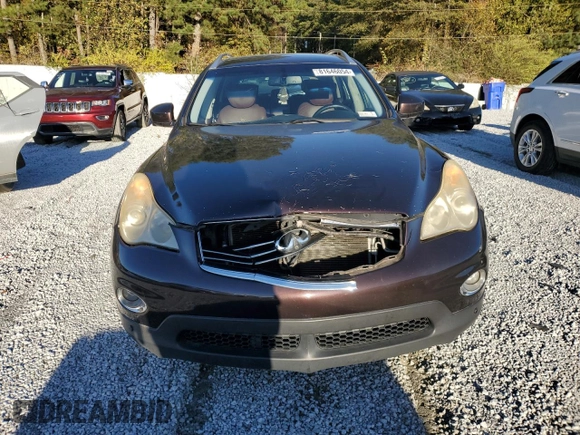 2010 Infiniti EX Journey with VIN JN1AJ0HP7AM701988, listed as a Copart auction lot 81646054 with 145,198 mi miles and Salvage Title. Bid and sale history available at DreamBid. Image 5.