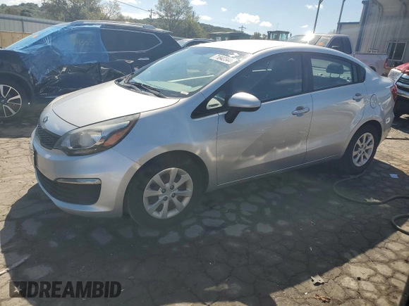 2017 Kia Rio LX with VIN KNADM4A37H6010780, listed as a Copart auction lot 71842344 with 123,281 mi miles and Salvage Title. Bid and sale history available at DreamBid. Image 1.