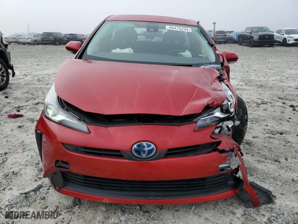 2021 Toyota Prius L Eco with VIN JTDKAMFU2M3147948, listed as a Copart auction lot 85476254 with 89,629 mi miles and Salvage Title. Bid and sale history available at carsss.com. Image 5.