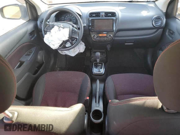 2023 Mitsubishi Mirage Black Edition с VIN ML32AWHJ5PH003304, выставлен на аукционе Copart как лот 85105444 с пробегом Не указан миль и На запчасти • Non repairable. История ставок и продаж доступна на DreamBid. Изображение 8.