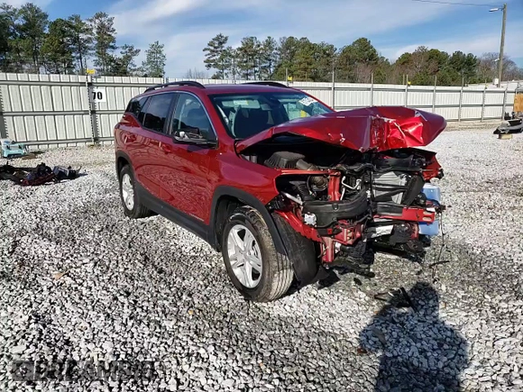 2023 GMC Terrain SLE with VIN 3GKALMEG5PL273428, listed as a Copart auction lot 87035234 with 13,944 mi miles and Salvage Title. Bid and sale history available at DreamBid. Image 15.