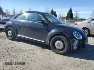 2014 Volkswagen Beetle 2.5L PZEV with VIN 3VWHP7AT1EM606988, listed as a Copart auction lot 46456155 with 39,911 mi miles and Salvage Title. Bid and sale history available at carsss.com. Image 4.