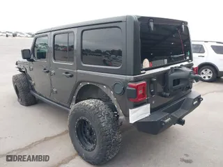 2019 Jeep Wrangler Unlimited Sport with VIN 1C4HJXDG9KW558672, listed as a IAAI auction lot 41218292 with 61,057 mi miles. Bid and sale history available at carsss.com. Image 3.