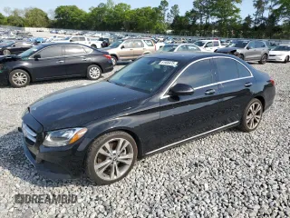 2018 Mercedes-Benz C 300 with VIN 55SWF4JB5JU274909, listed as a Copart auction lot 51906475 with 110,222 mi miles and Salvage Title. Bid and sale history available at DreamBid. Image 1.