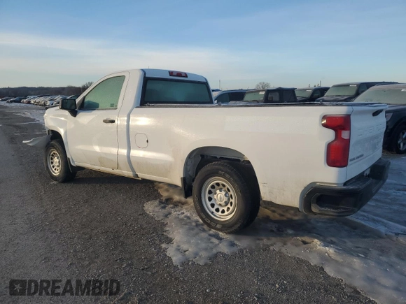 2021 Chevrolet Silverado 1500 Work Truck with VIN 3GCNWAEH3MG271631, listed as a Copart auction lot 87935145 with 100,422 mi miles and Salvage Title. Bid and sale history available at carsss.com. Image 2.
