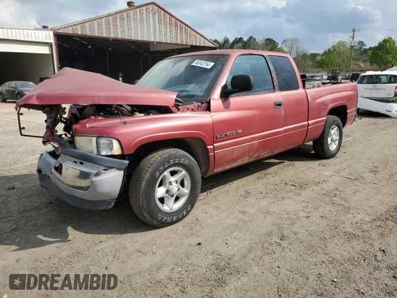 1999 Dodge 1500 with VIN 3B7HC12Y6XG206223, listed as a Copart auction lot 46043754 with 177,716 mi miles and Salvage Title. Bid and sale history available at DreamBid. Image 1.