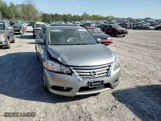 2013 Nissan Sentra SL with VIN 3N1AB7AP2DL614420, listed as a Copart auction lot 52449745 with 101,570 mi miles and Salvage Title. Bid and sale history available at carsss.com. Image 10.
