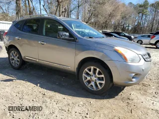 2012 Nissan Rogue S with VIN JN8AS5MTXCW268799, listed as a Copart auction lot 46855035 with 112,344 mi miles and Salvage Title. Bid and sale history available at carsss.com. Image 4.