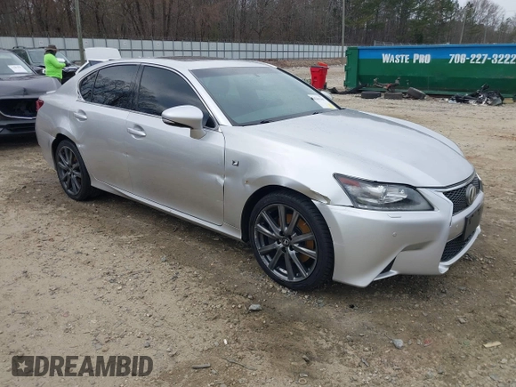 2013 Lexus GS 350 with VIN JTHCE1BL4D5017127, listed as a IAAI auction lot 41693967 with 152,345 mi miles. Bid and sale history available at carsss.com. Image 6.