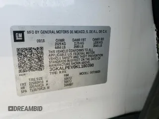 2019 GMC Terrain SLT with VIN 3GKALPEV0KL180390, listed as a Copart auction lot 48875865 with 64,602 mi miles and Salvage Title. Bid and sale history available at carsss.com. Image 14.