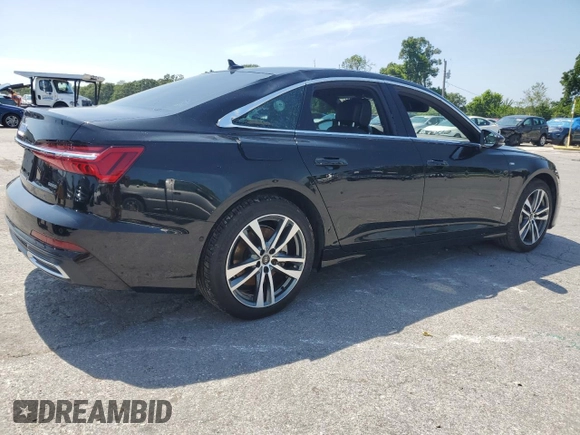 2021 Audi A6 Premium Plus with VIN WAUL2AF22MN083328, listed as a Copart auction lot 61130294 with 45,173 mi miles and Clean Title. Bid and sale history available at carsss.com. Image 3.