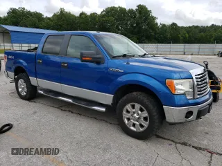2010 Ford F-150 XL with VIN 1FTFW1EV8AFA11457, listed as a Copart auction lot 60961435 with 159,767 mi miles and Salvage title. Bid and sale history available at DreamBid. Image 4.