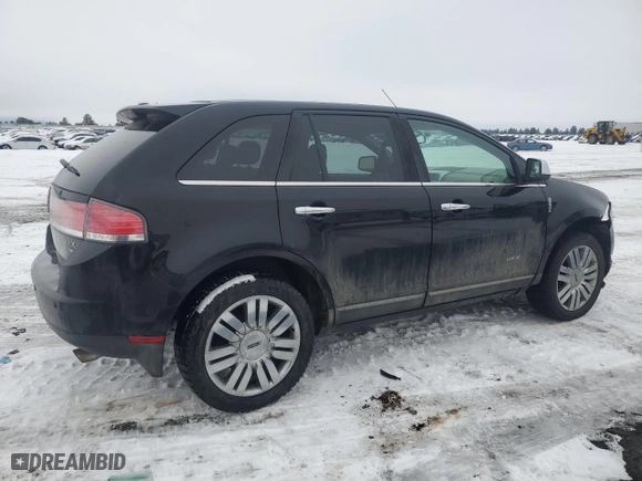 2009 Lincoln MKX with VIN 2LMDU88C49BJ08328, listed as a Copart auction lot 45057755 with NaN miles and Salvage Title. Bid and sale history available at carsss.com. Image 3.