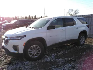 2023 Chevrolet Traverse LS with VIN 1GNEVFKW0PJ339381, listed as a Copart auction lot 84208874 with 20,920 mi miles and Salvage Title. Bid and sale history available at carsss.com. Image 1.