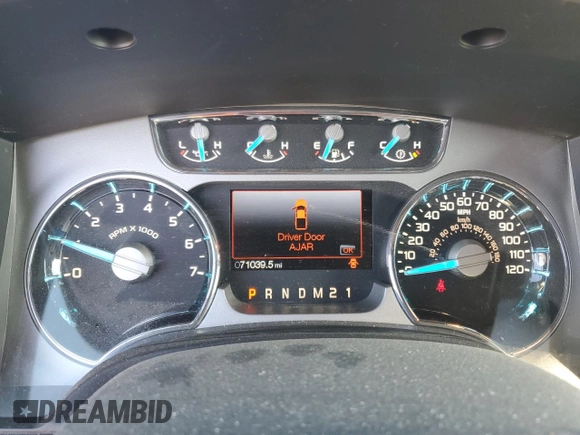 2013 Ford F-150 XL with VIN 1FTFW1ET8DFD11292, listed as a Copart auction lot 84464904 with 71,039 mi miles and Salvage title. Bid and sale history available at DreamBid. Image 9.