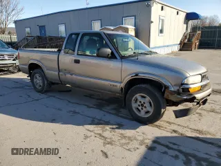 2001 Chevrolet S-10 LS with VIN 1GCDT19W618242218, listed as a Copart auction lot 51921875 with 156,887 mi miles and Salvage Title. Bid and sale history available at DreamBid. Image 4.