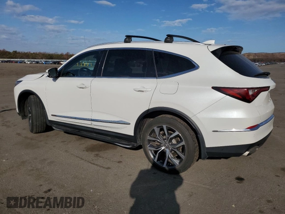 2022 Acura MDX w/Technology Package with VIN 5J8YE1H44NL014265, listed as a Copart auction lot 78062084 with 42,840 mi miles and Salvage Title. Bid and sale history available at carsss.com. Image 2.