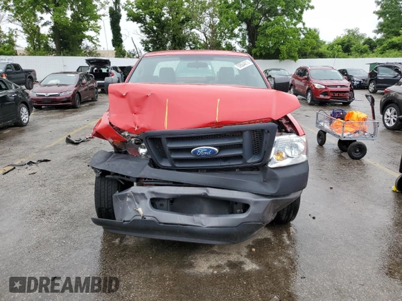 2008 Ford F-150 XL with VIN 1FTRF12238KD97147, listed as a Copart auction lot 59504815 with 71,368 mi miles and Salvage title. Bid and sale history available at DreamBid. Image 5.